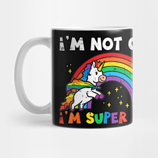 Im Super Gay Unicorn  Pride Flag Lgbt Women Men Girls Mug